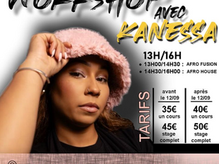 Workshop avec Kanessa ce dimanche 13 octobre 
