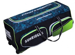 Kit De Cricket PRO Pour Senior - Roue Et Sac - Grande Taille - Bleu