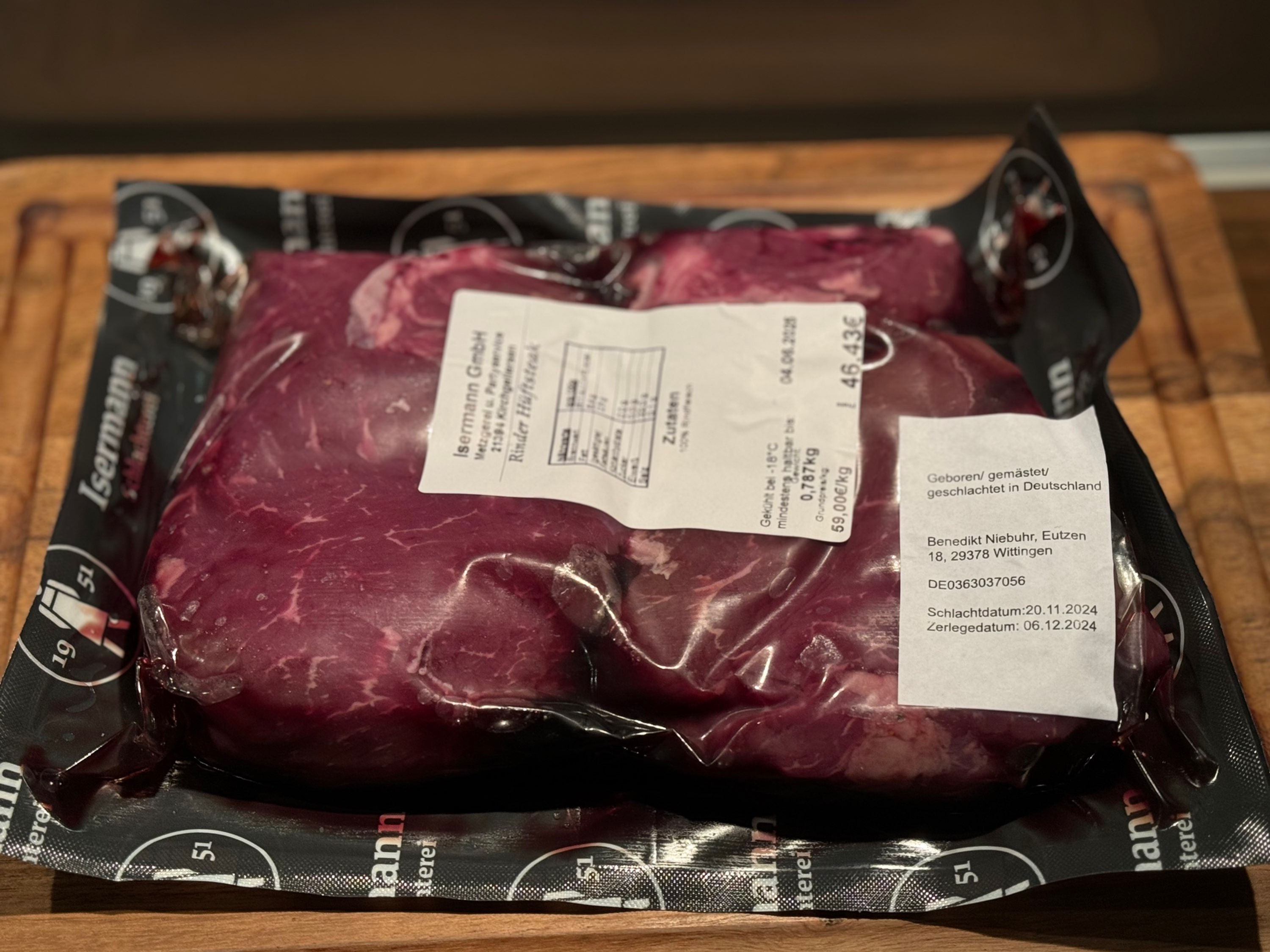 Hüftsteak von der Wagyu meets Angus Färse