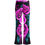 Thumbnail: Floral Punk Flared Leg Pants - Bold and Edgy Style Neon Graffiti and Roses