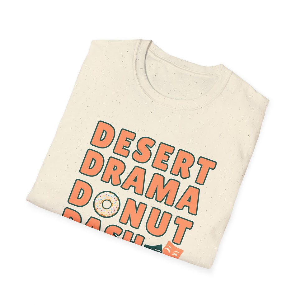 Thumbnail: 2026 Desert Drama Donut Dash 5K Event T-Shirt