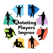Rotating Players Improv Logo