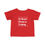 Thumbnail: Infant Tee | Hi-Desert Drama in Training (White Lettering)