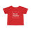 Thumbnail: Infant Tee | Tiny But Theatrical (White Lettering)
