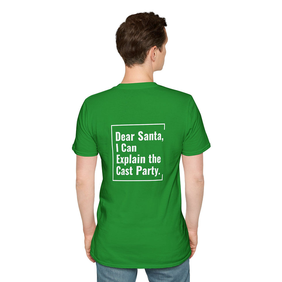 Thumbnail: Holiday Unisex T-Shirt | Dear Santa, I Can Explain (White Lettering)