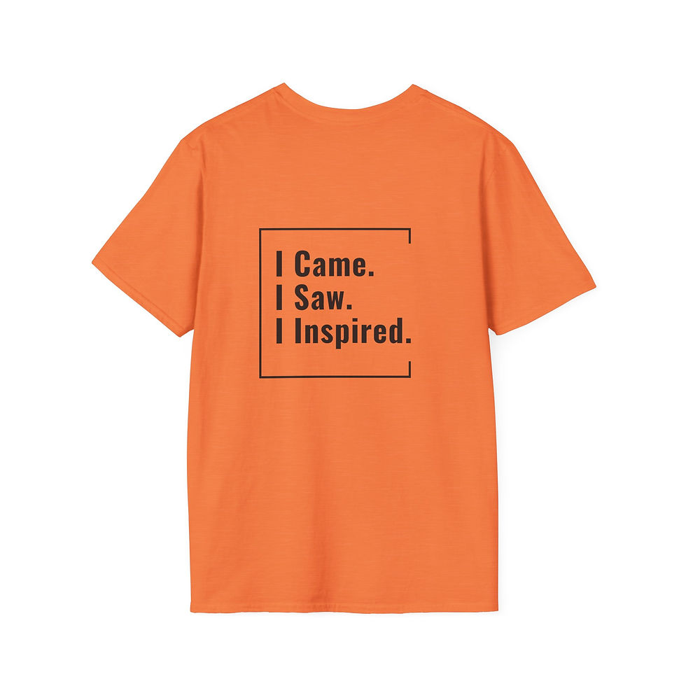 Thumbnail: Unisex T-Shirt | I Came. I Saw. I Inspired. (Black Lettering)