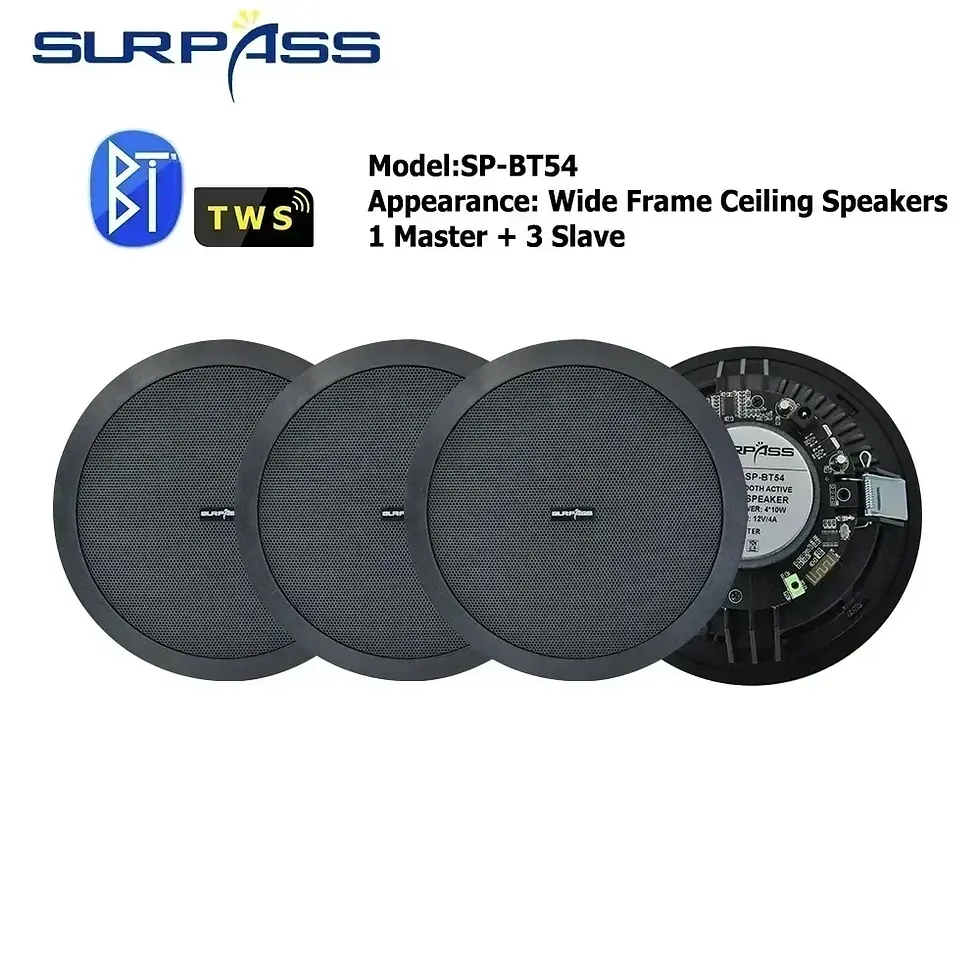 Miniatura: Caixa de Som Bluetooth Embutir Teto 10W Amplificador Digital
