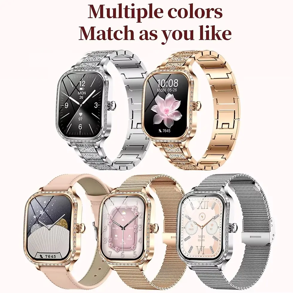 Miniatura: Smartwatch LIGE Feminino — Bluetooth, Monitor Cardíaco