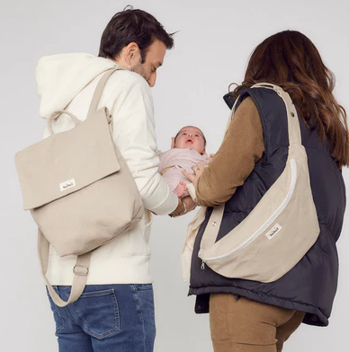 Bebel Sac à dos, sac à langer Nomade Beige