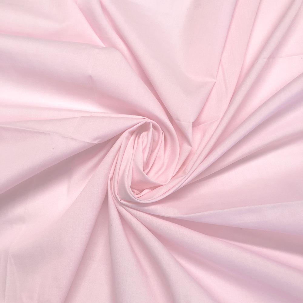 Plain Pink Polycotton