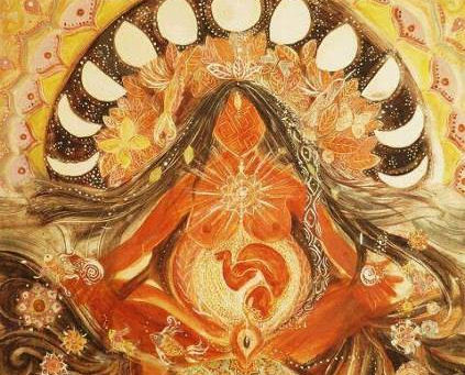 A Deusa Mãe representa o princípio do amor…