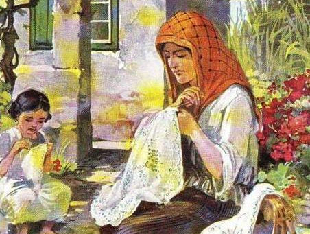 O fio de avó para neta