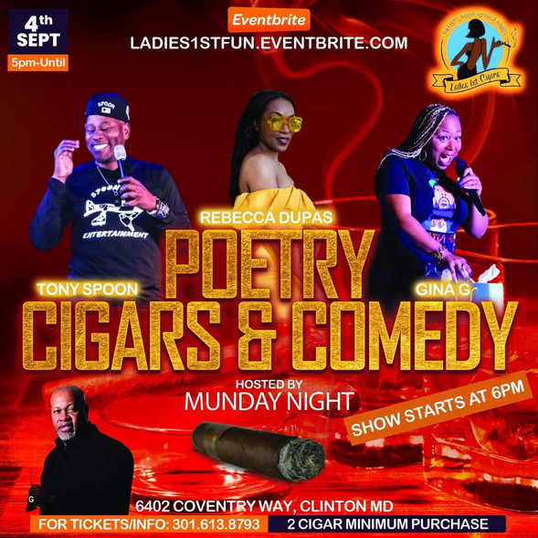 Poetry Cigars Comedy