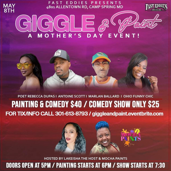 Giggle & Paint: A Mother's Day event!