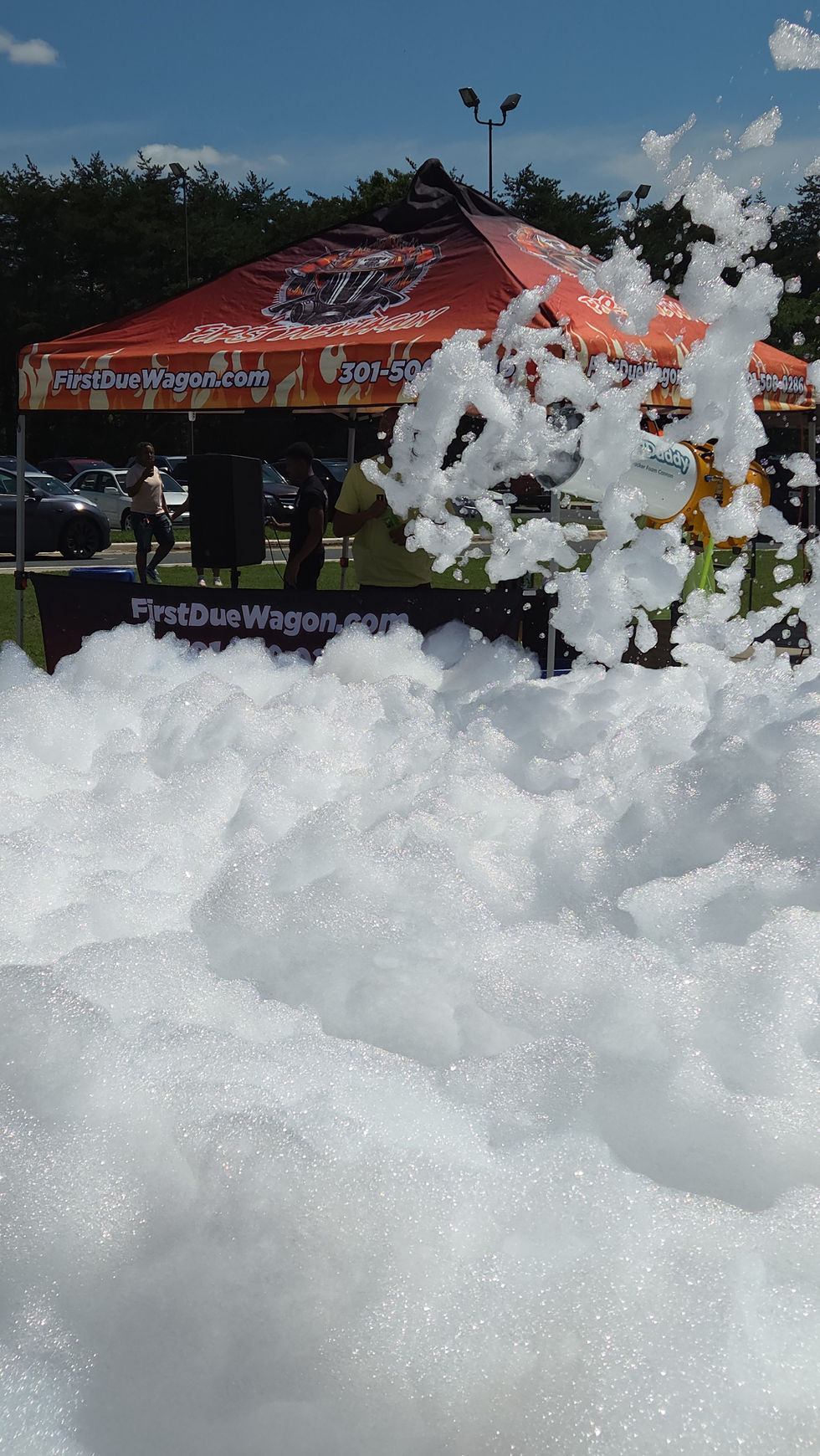 The foam area