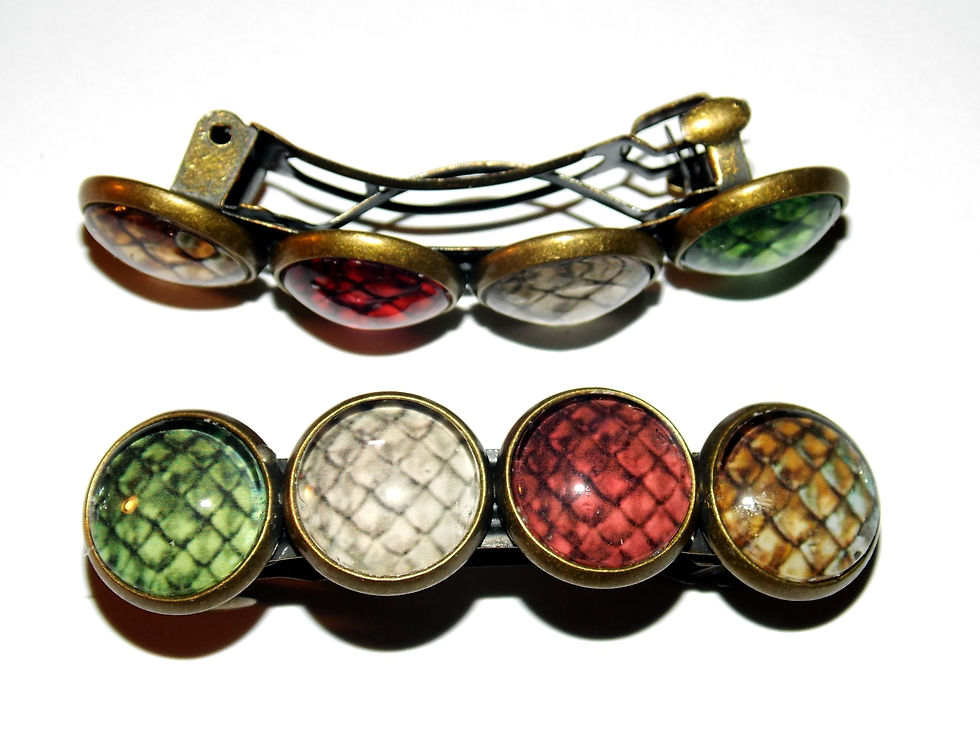 Thumbnail: Dragon Scales Barrettes