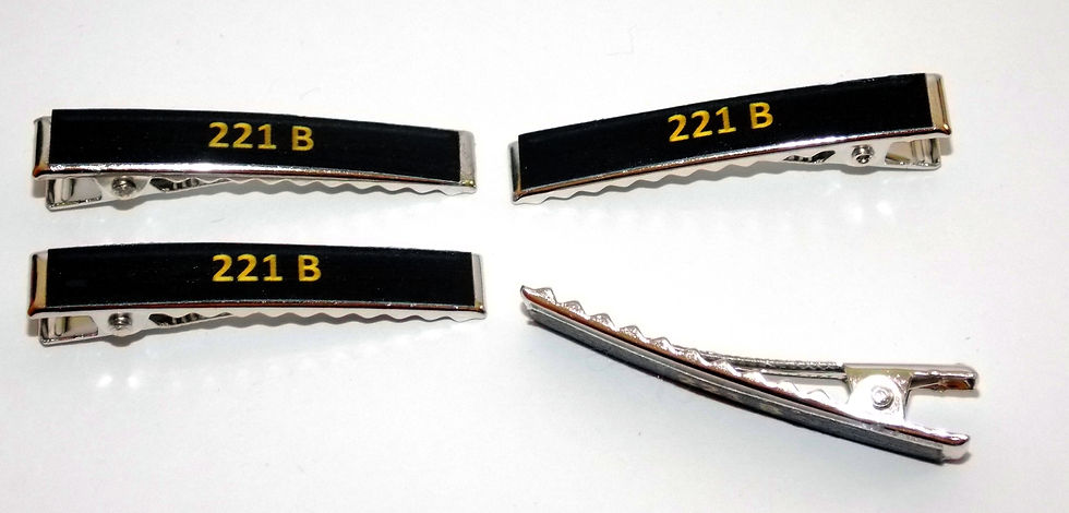 Thumbnail: Holmes Sweet Home Hair Clips