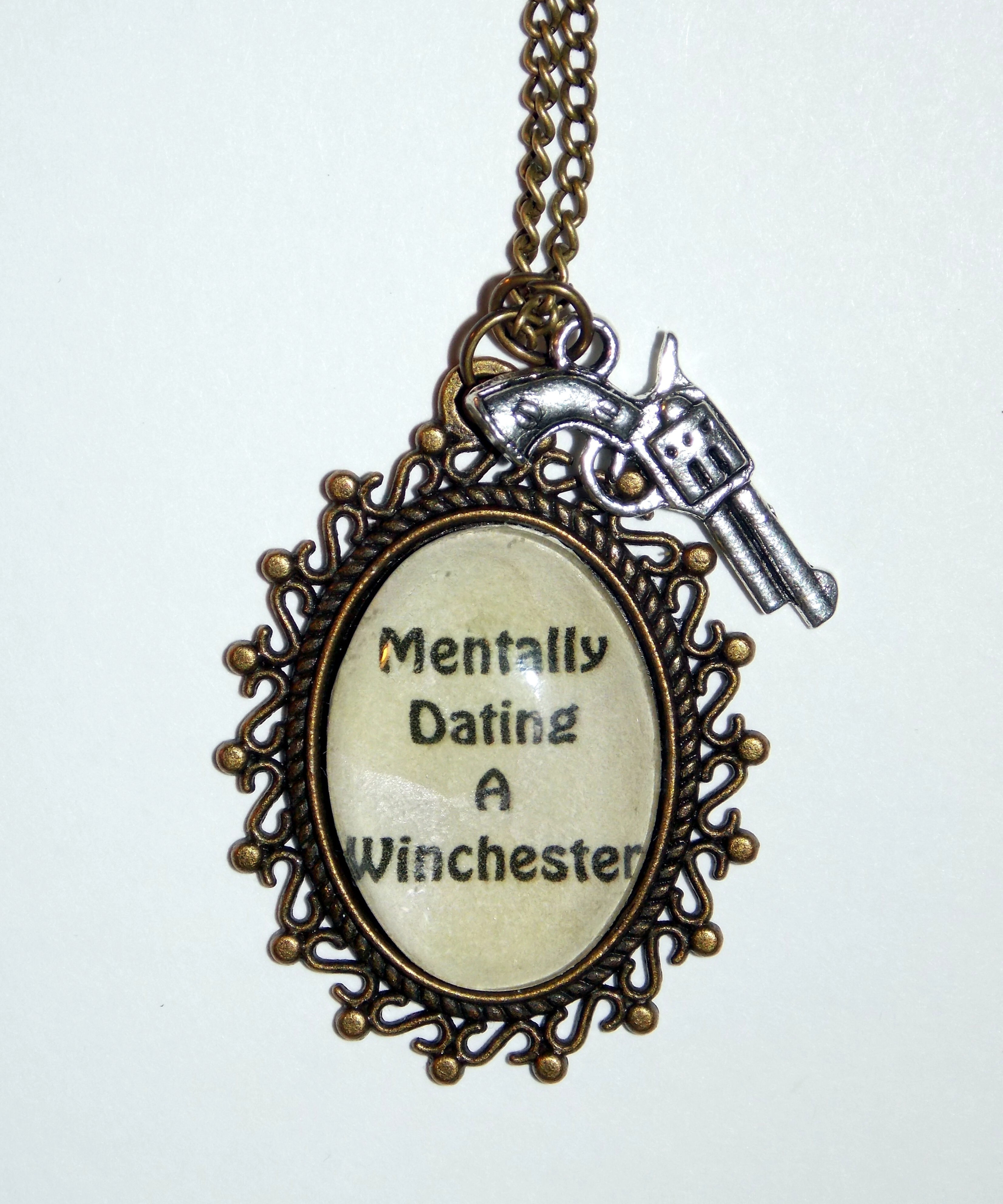 Mentally Dating a Winchester Charm Necklace