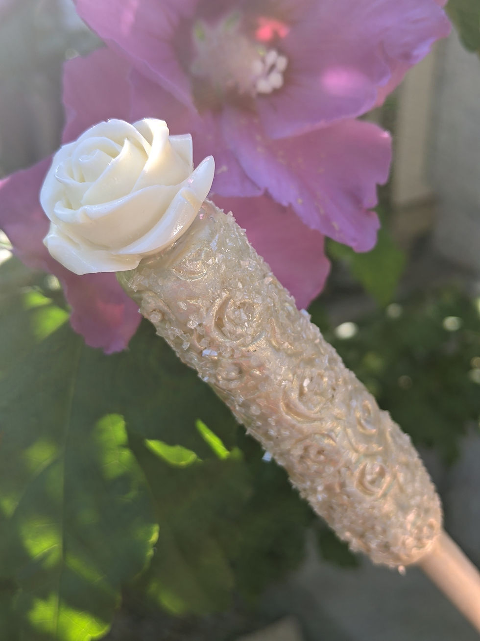 Thumbnail: Cream Rose Wand