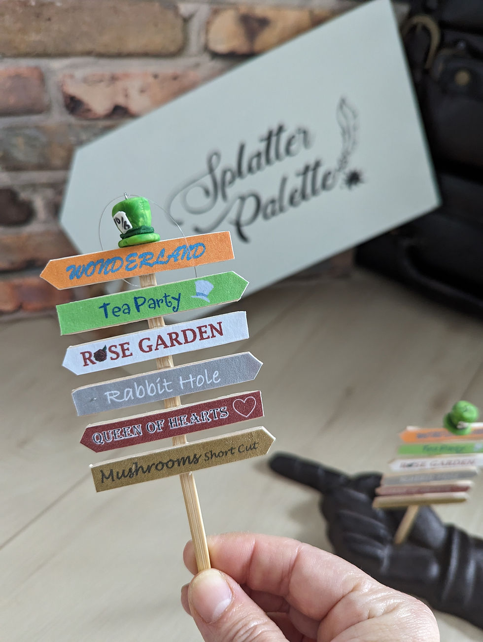 Thumbnail: Wonderland Sign Post Ornament