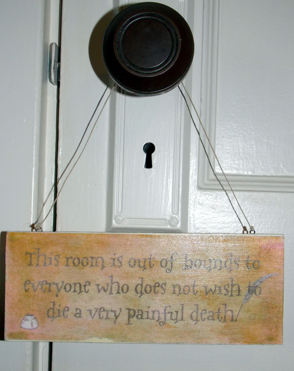 Thumbnail: Proceed with Caution (Rustic) Door Sign