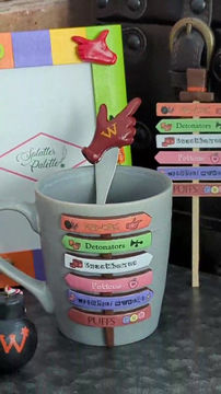 Thumbnail: Joke Shop Sign Post Mug and Spoon Set 