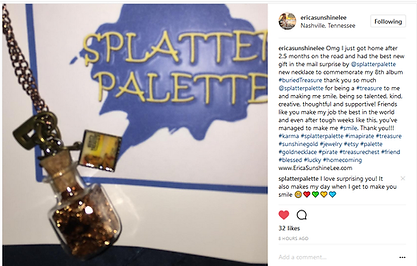 Erica Sunshine Lee's custom Splatter Palette.