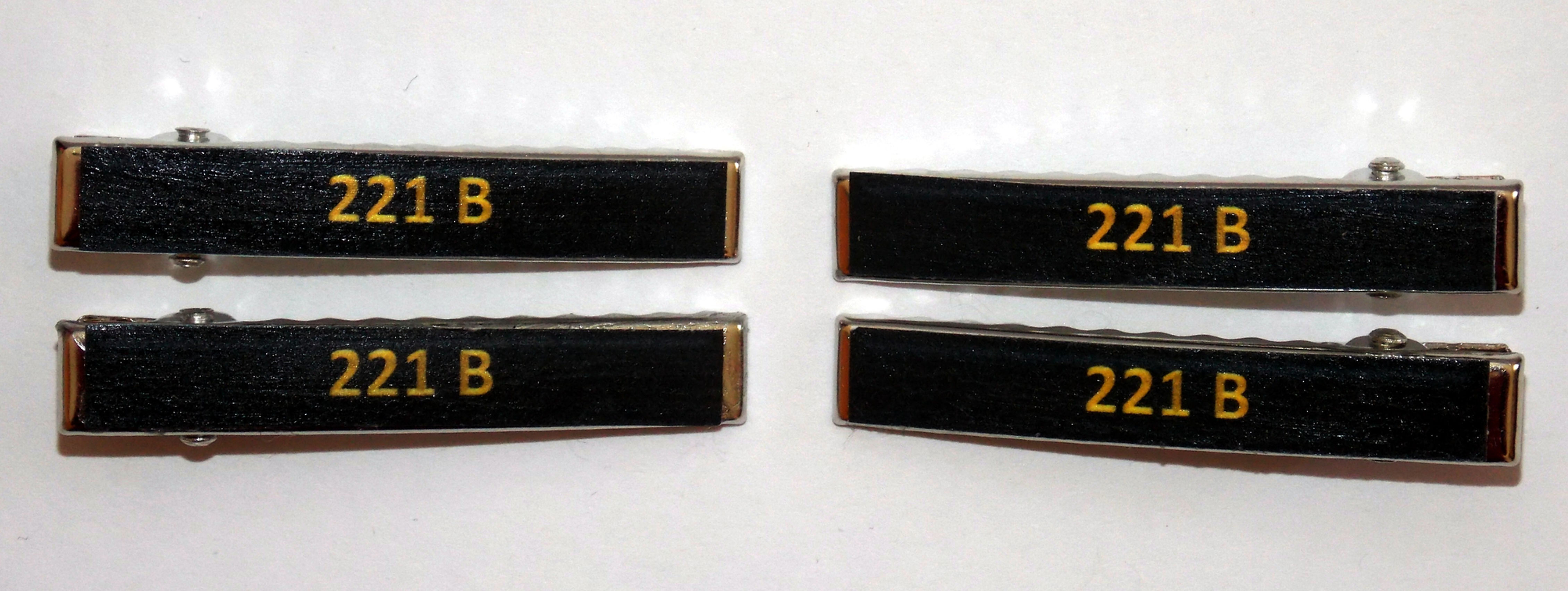 Holmes Sweet Home Hair Clips