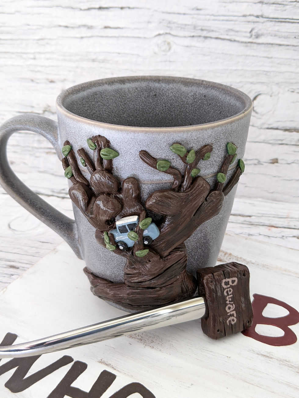 Thumbnail: Willow Tree Mug and Spoon Set