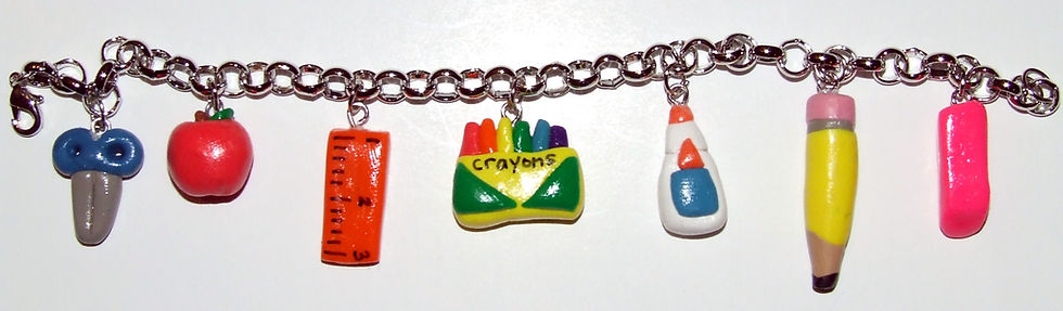School Supplies Bracelet