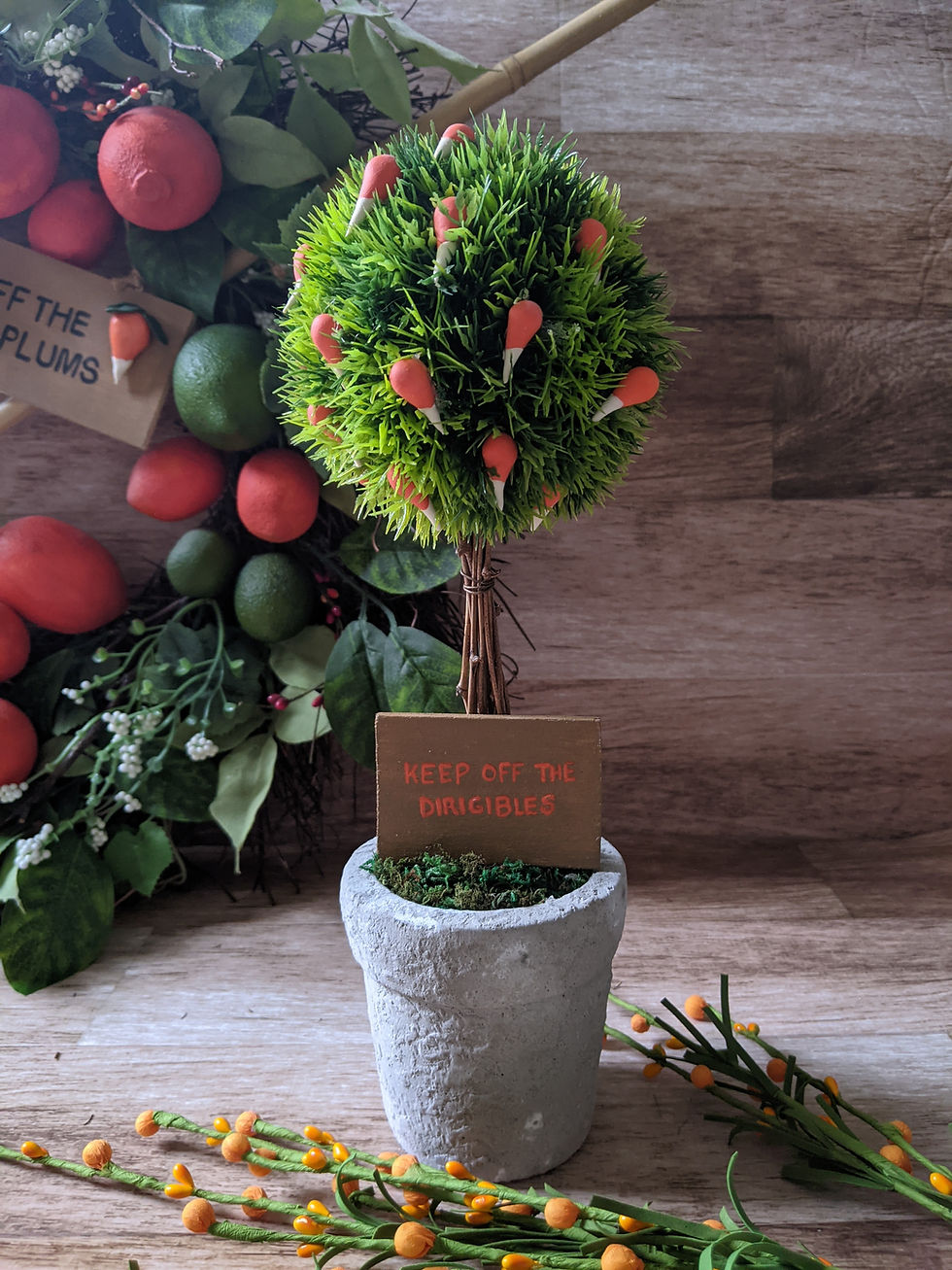 Thumbnail: Plums Topiary Tree