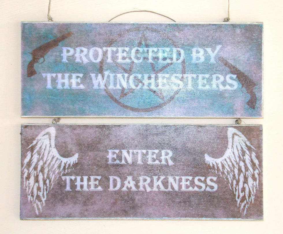 Thumbnail: Enter The Darkness (Rustic) Door Sign