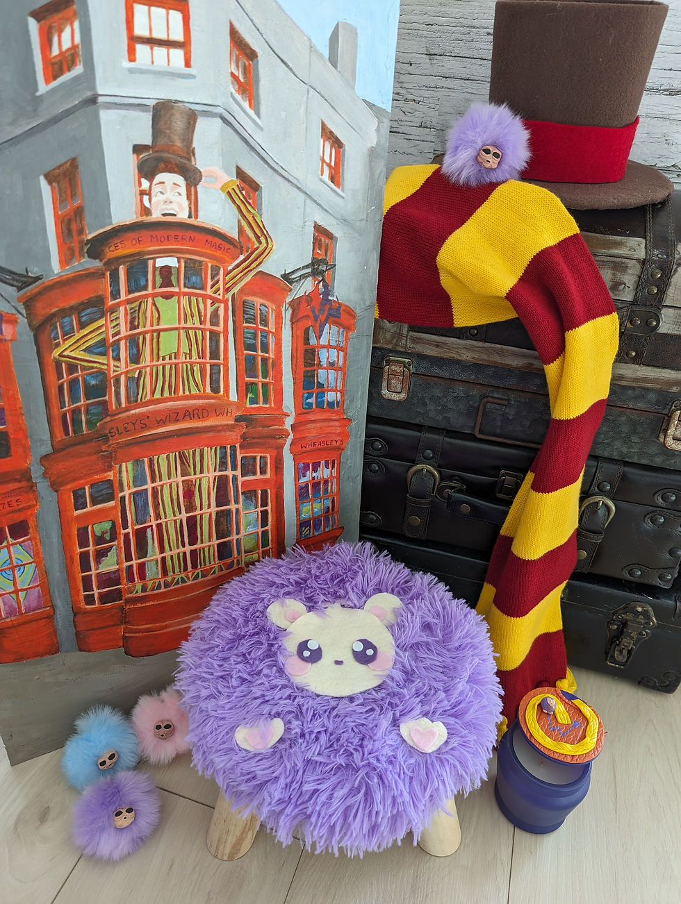 Pygmy Puffs Stool