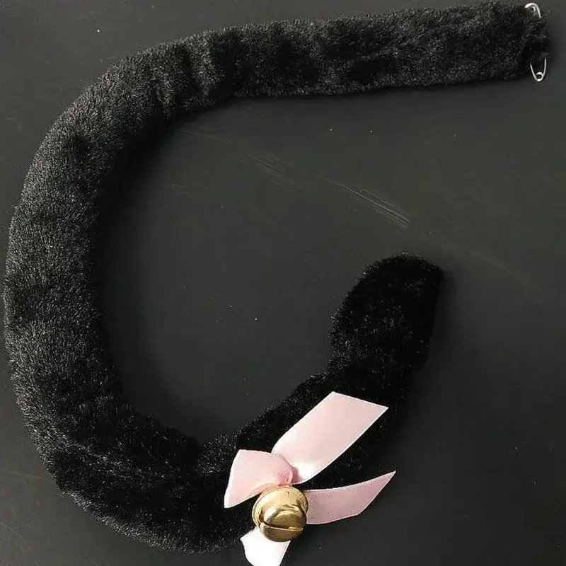 Thumbnail: Lolita Fox Ear Cat Plush Headband Tail  Party Anime  Cosplay Accessories