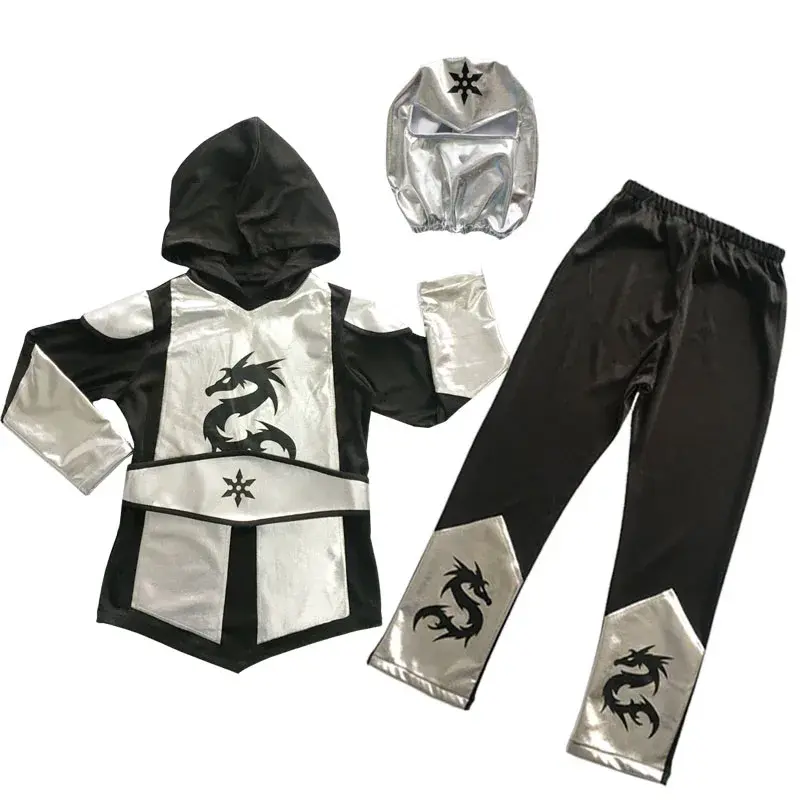 Thumbnail: Kids Ninja Cosplay Boys Girls Party Fancy Pant Suit Halloween Children Gift