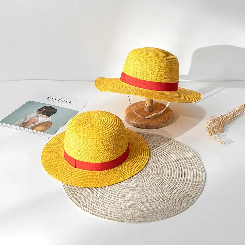 Thumbnail: One Piece Anime Monkey D Luffy Straw Hats Cosplay Cap  Shanks Pirates
