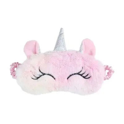Thumbnail: Plush Anime Rainbow Unicorn Sleep Mask