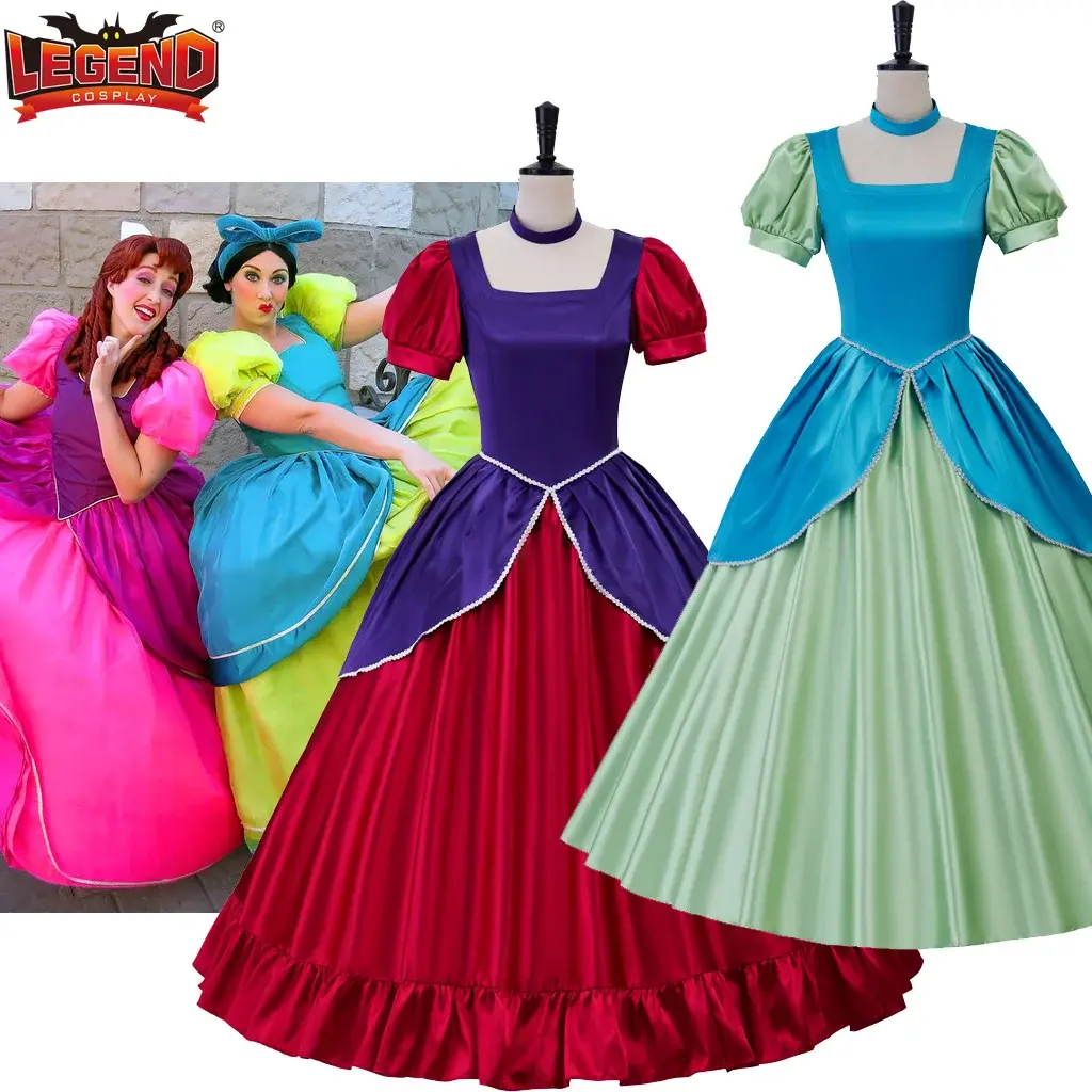Princess Anastasia Drizella Evil Step Sisters Dress Ball Gown Party Outfit