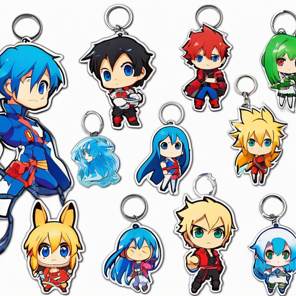 Anime Keychain Set