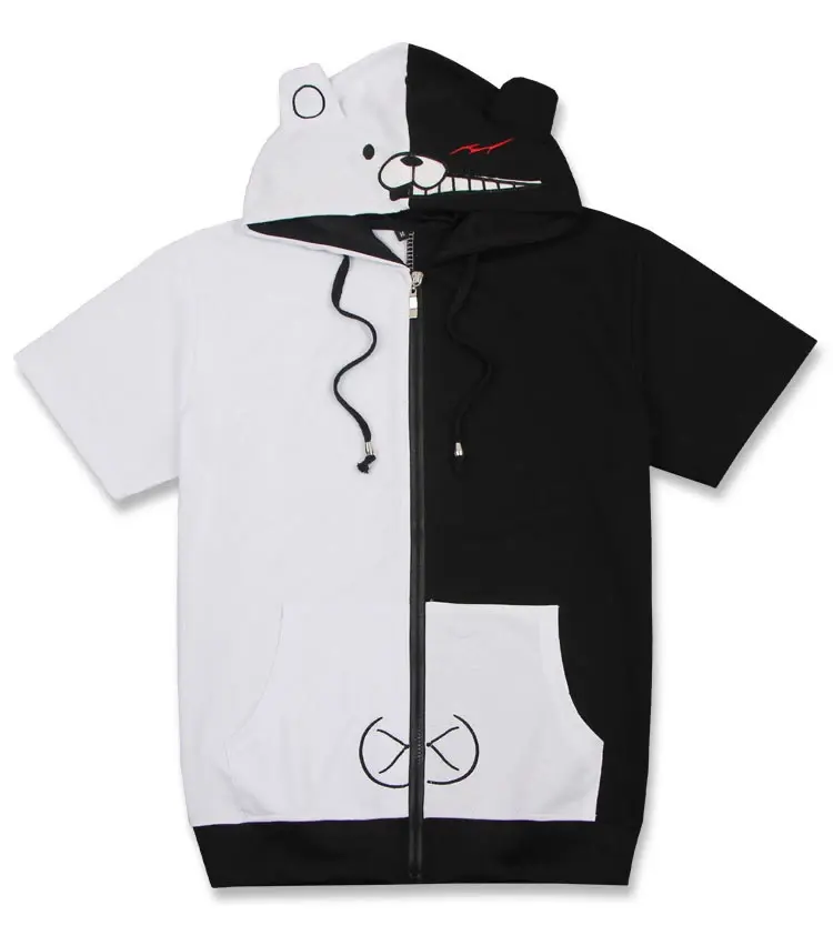 Thumbnail: Danganronpa Monokuma Unisex T-Shirt Sweatshirt Hooded Jacket Daily Peripheral