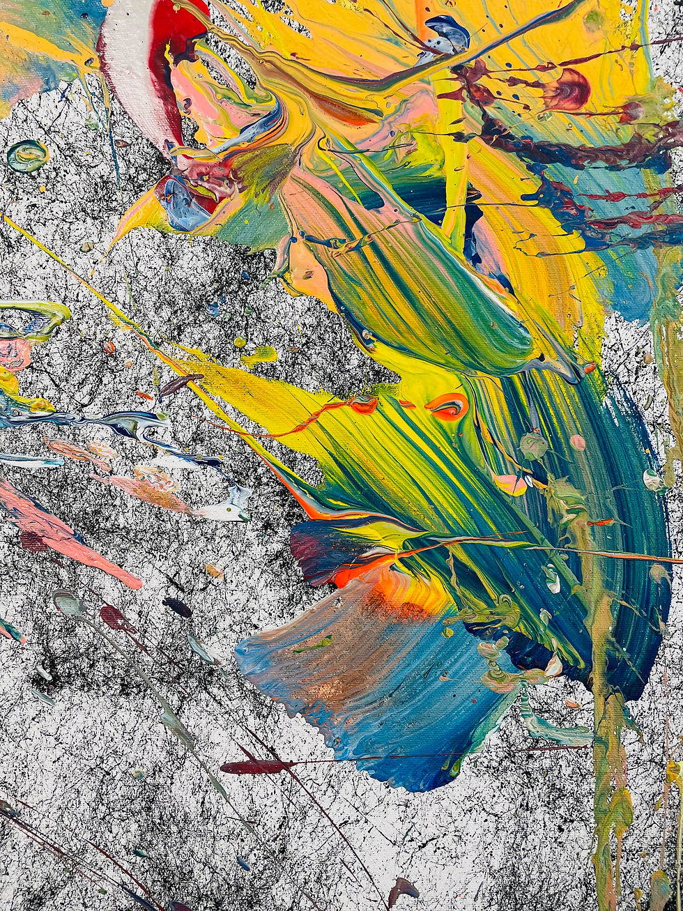 Thumbnail: "Butterfly" - 100 x 140 x 2 cm (sold)