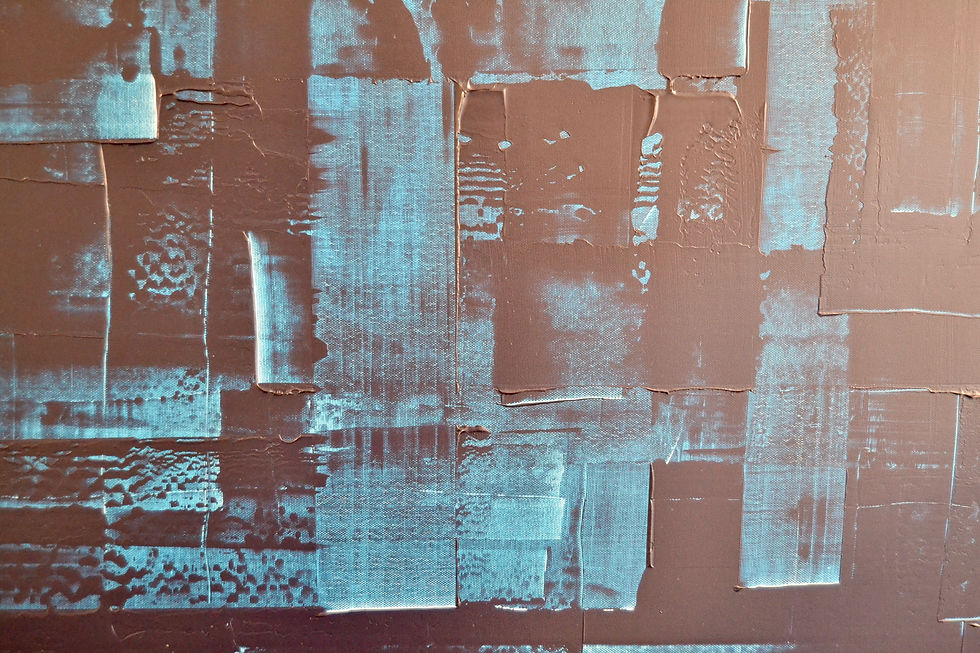Thumbnail: "Transformation" - 92 x 92 x 3,5 cm (Sold)