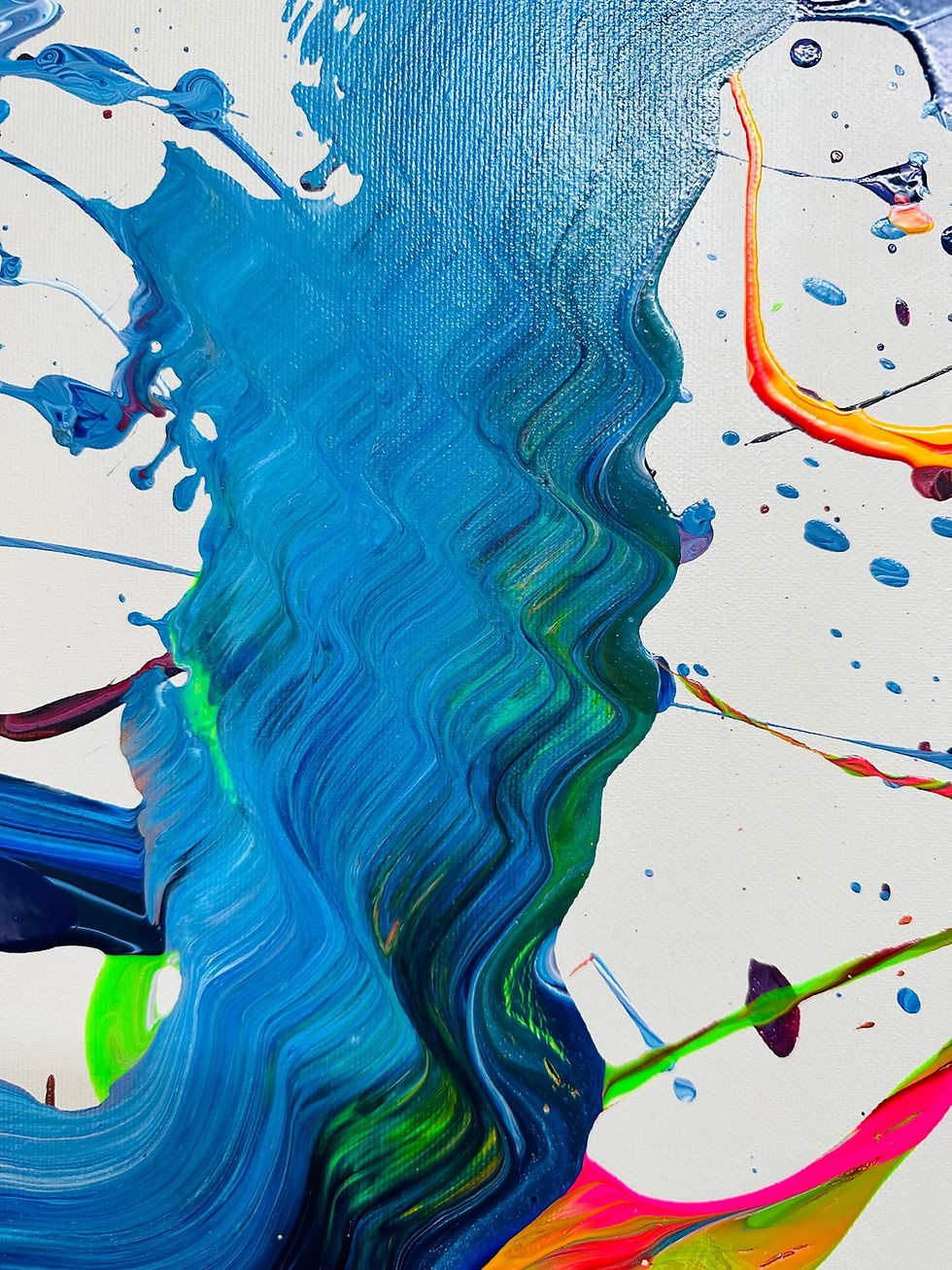 Miniaturbild: „Waves“ -140 x 130 x 2 cm