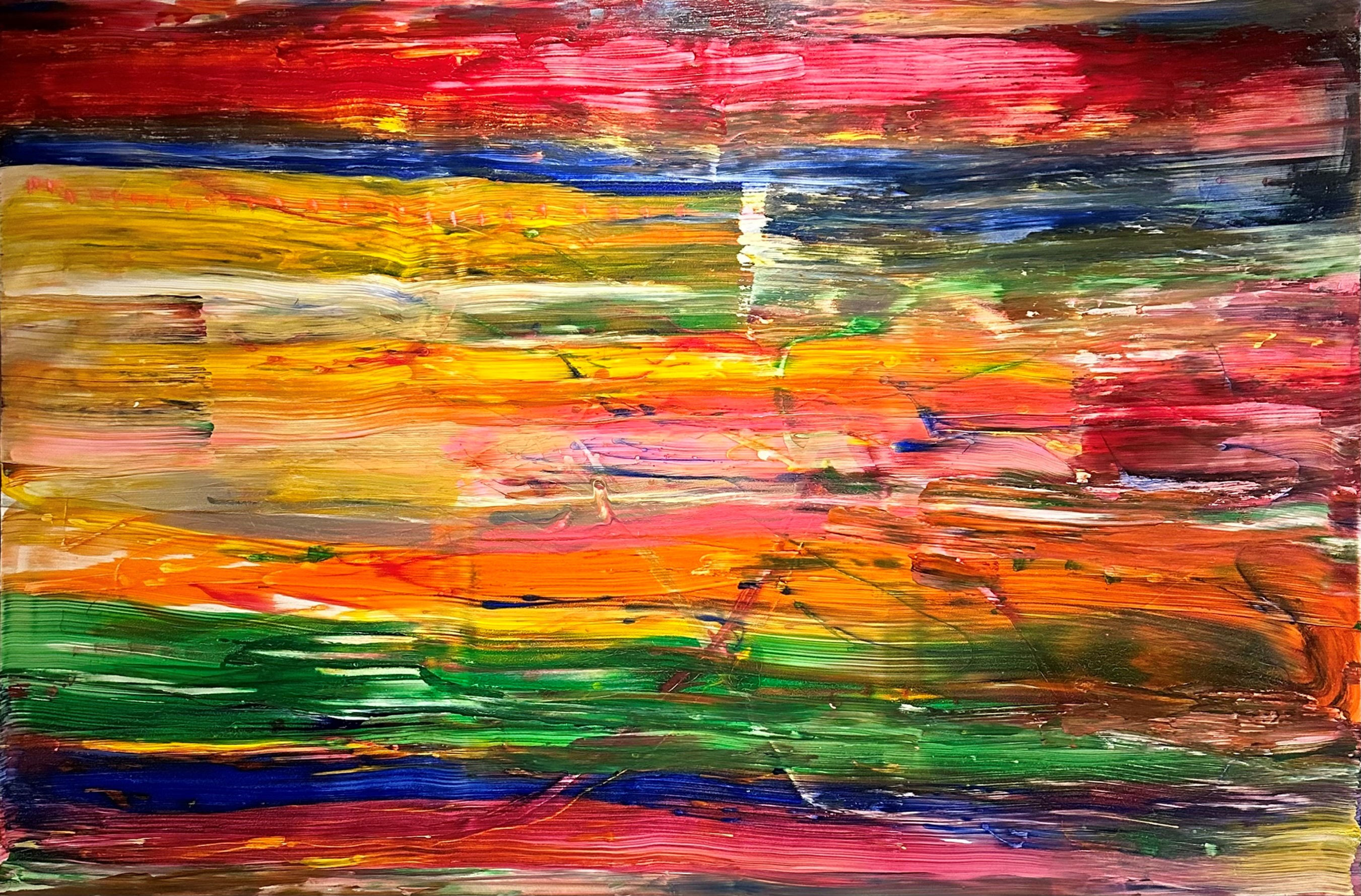 "No Rules II" - 180 x 120 x 2 cm (sold)