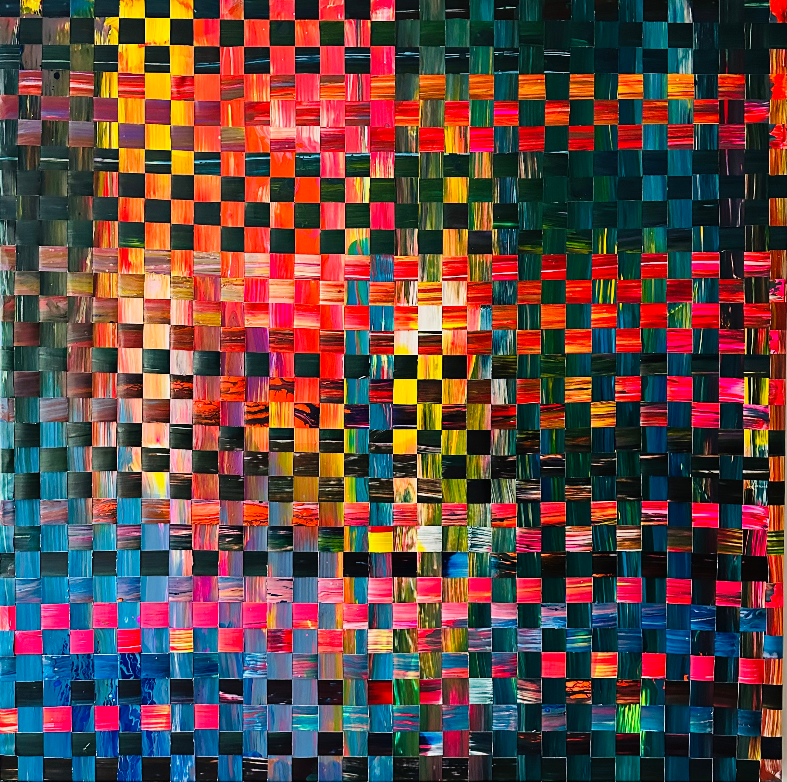 “2 in 1 = 992” 160 x 160 x 4 cm