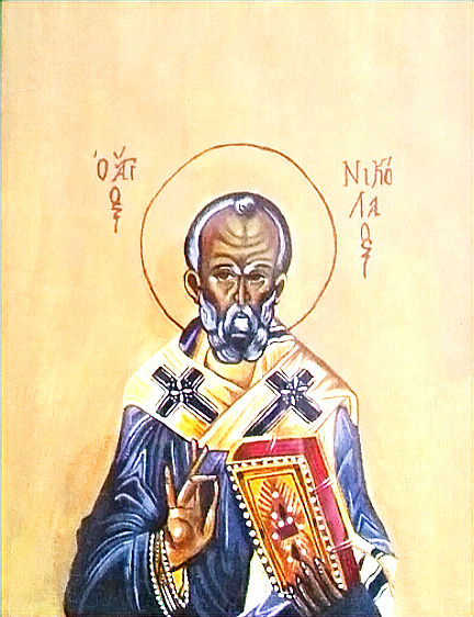 Saint Nicholas, Greek Orthodox Icon - 2007