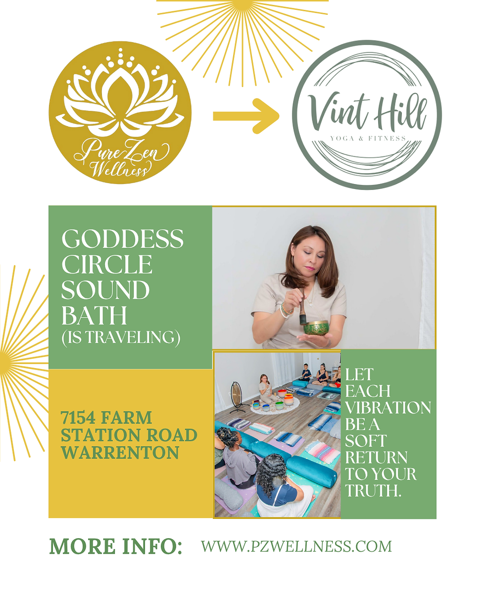 Goddess Circle Sound Bath @ Vint Hill Yoga & Fitness