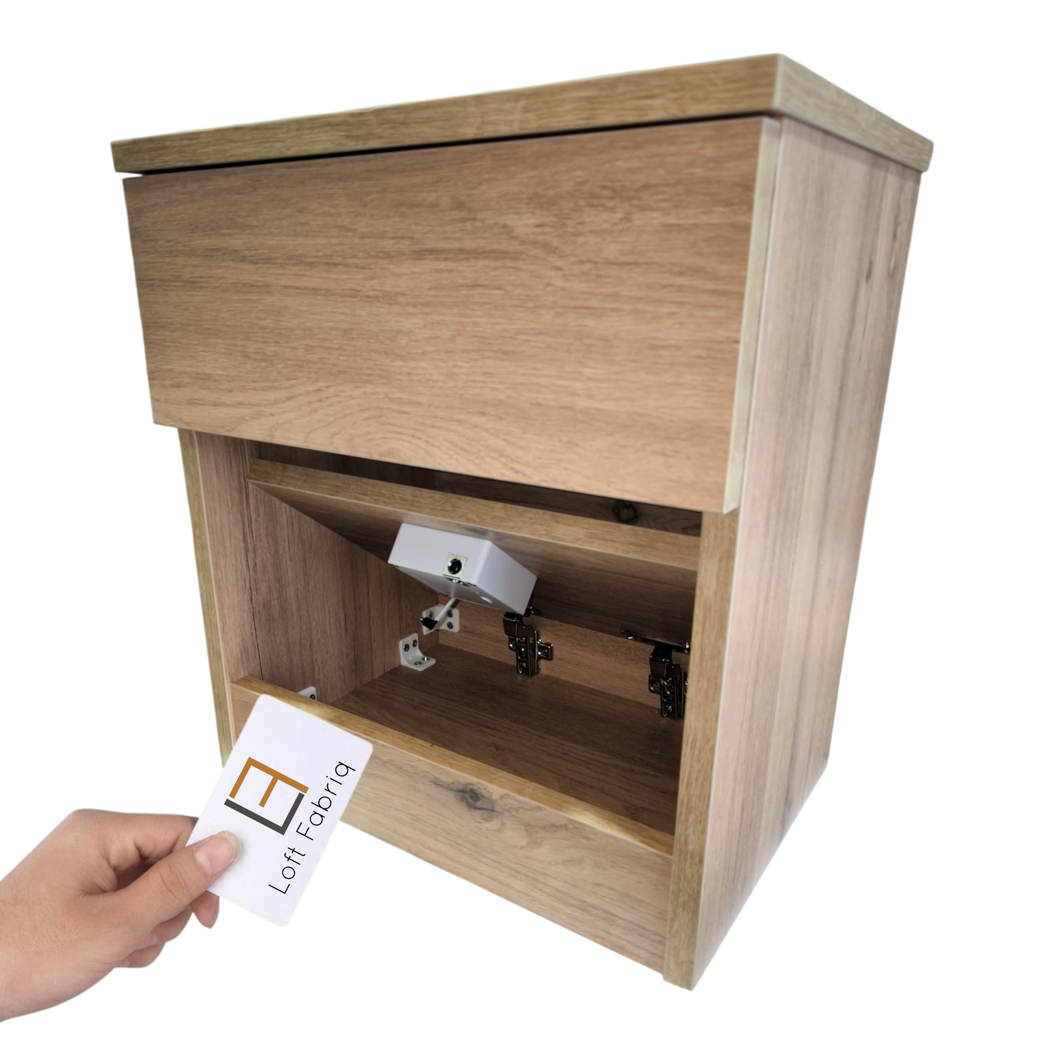 Gizli RFID Kasalı Modern Komodin – Takılarınız ve Değerli Eşyalarınız İçin Kilit