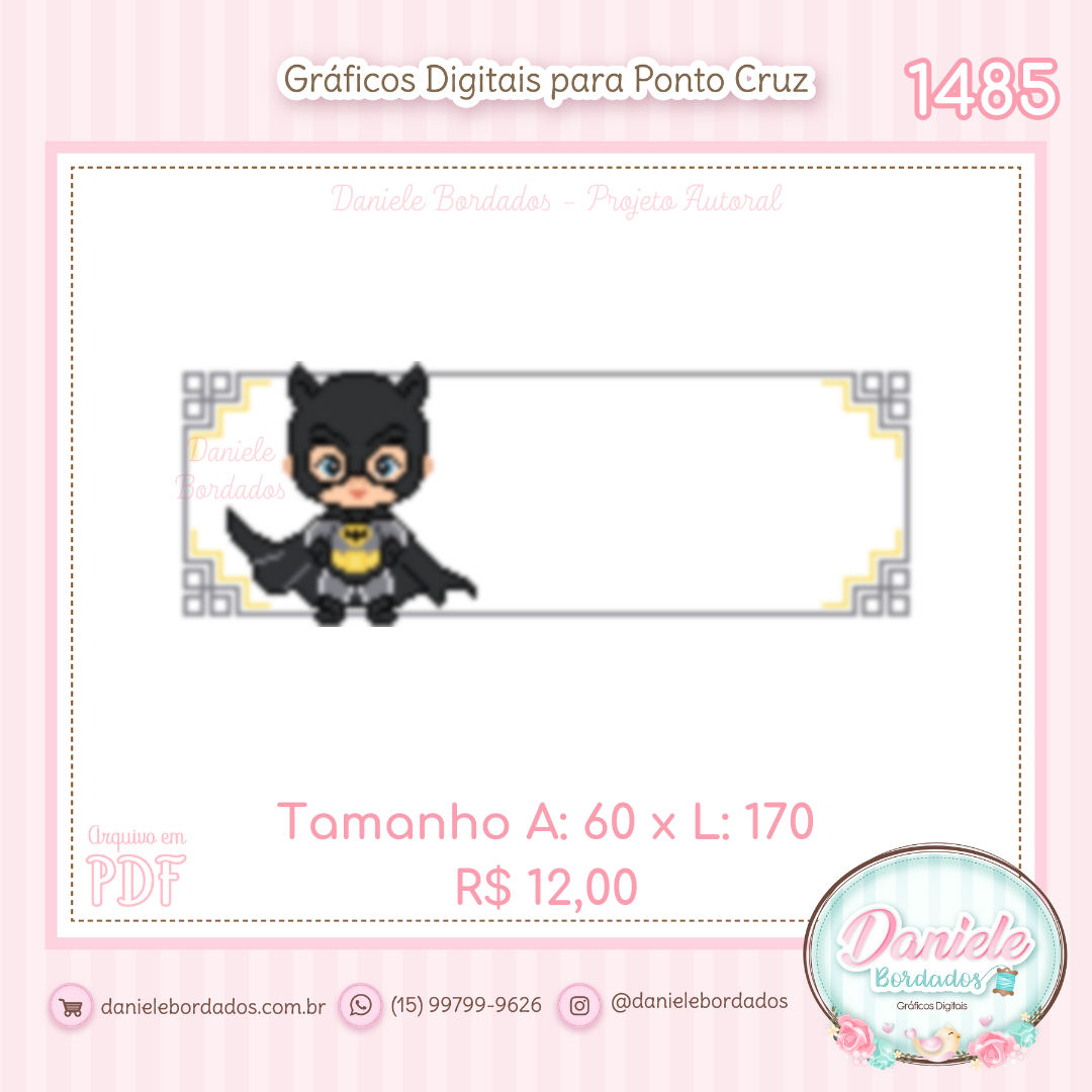 1485 Heróis Cute - Batman