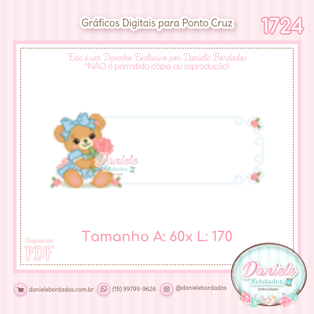 1724 Ursinha com Rosa